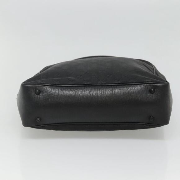 GUCCI GG Canvas Bamboo Tote Bag Black - Picture 9 of 16
